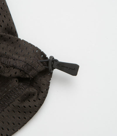 Snow Peak Insect Shield Mesh Long Sleeve T-Shirt in Black