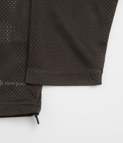 Snow Peak Insect Shield Mesh Long Sleeve T-Shirt in Black