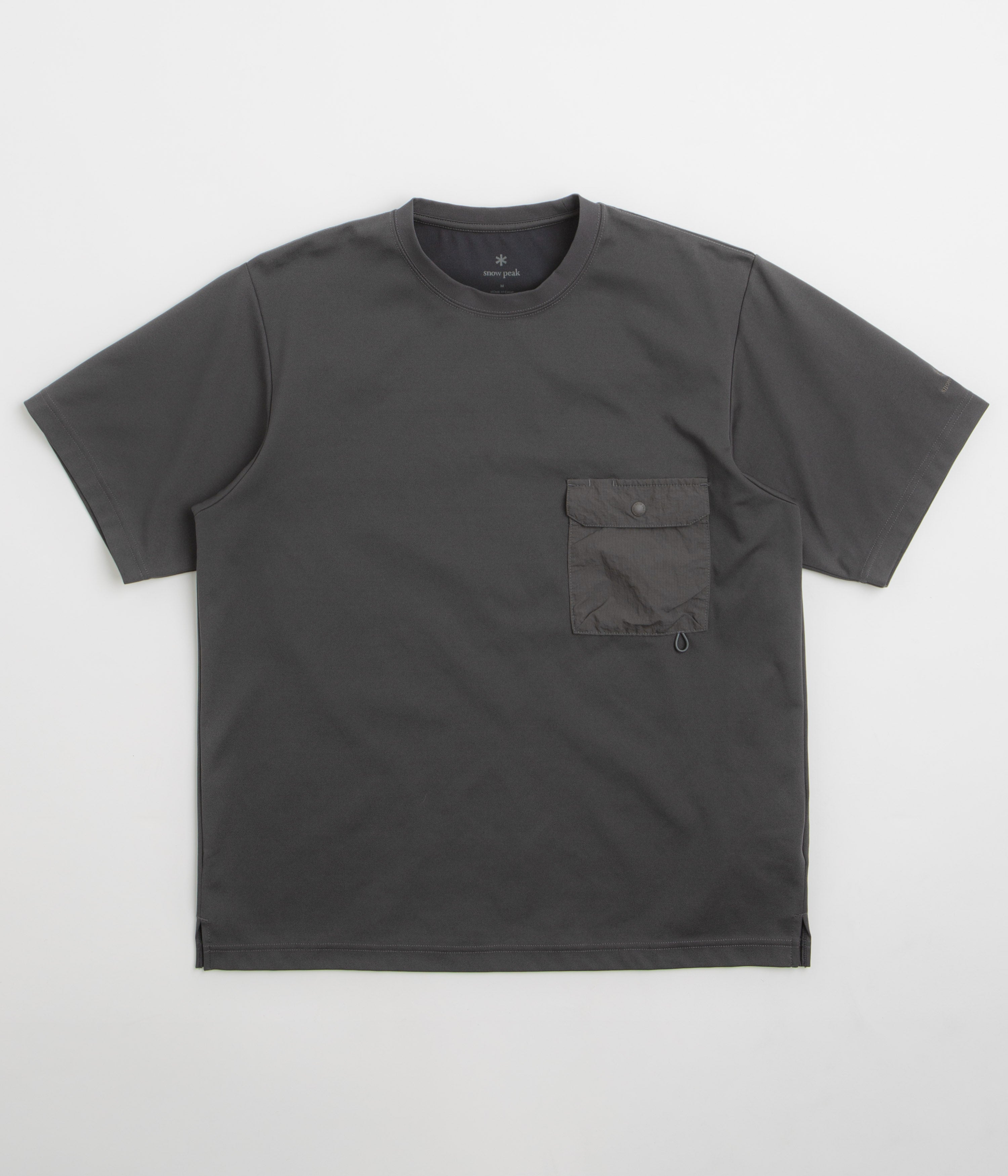 Snow Peak Insect Shield T-Shirt in Charcoal