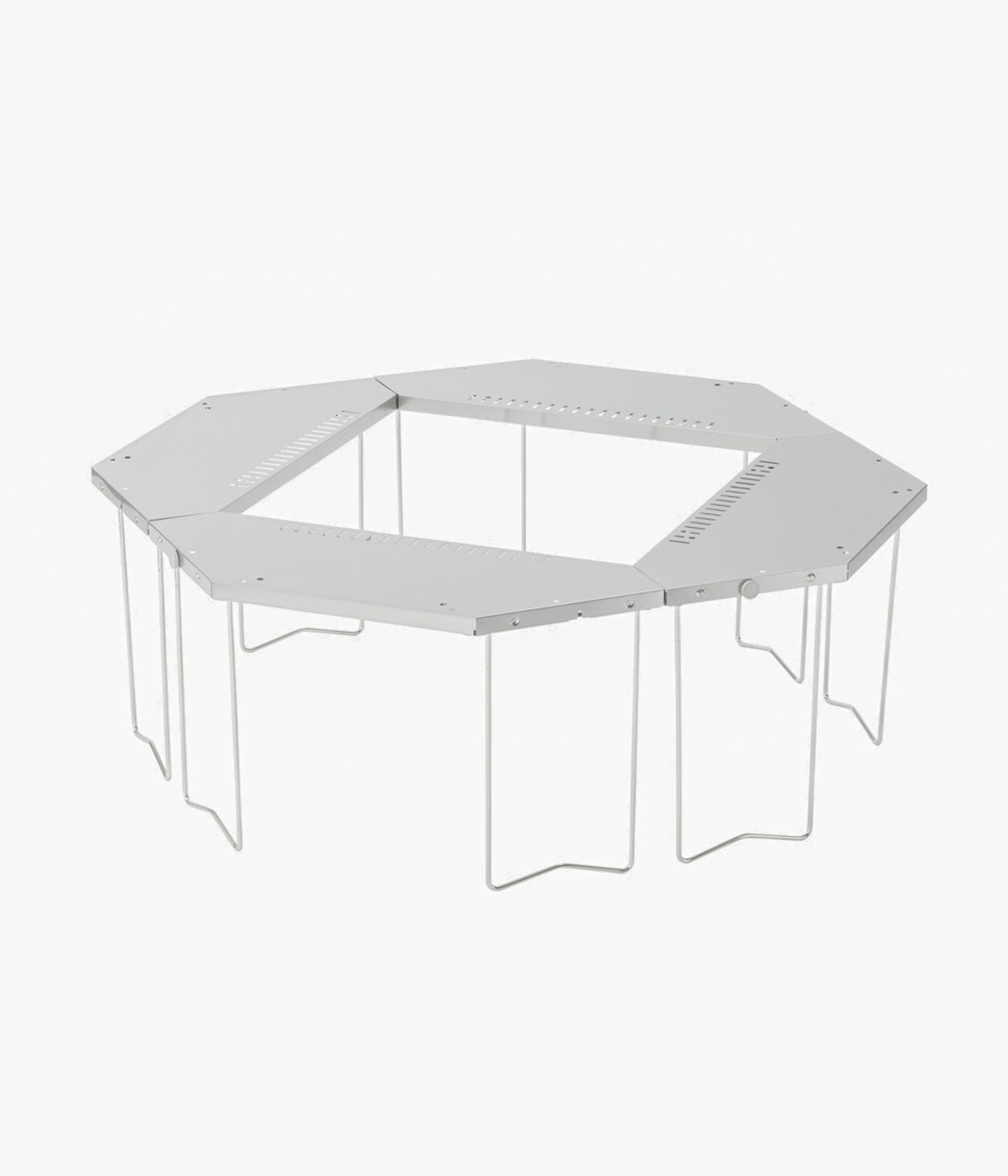 Snow Peak Jikaro Firering Table in Aluminium