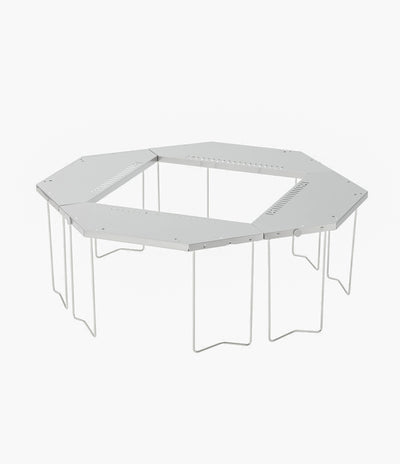 Snow Peak Jikaro Firering Table in Aluminium