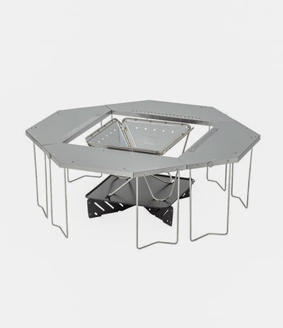 Snow Peak Jikaro Firering Table in Aluminium