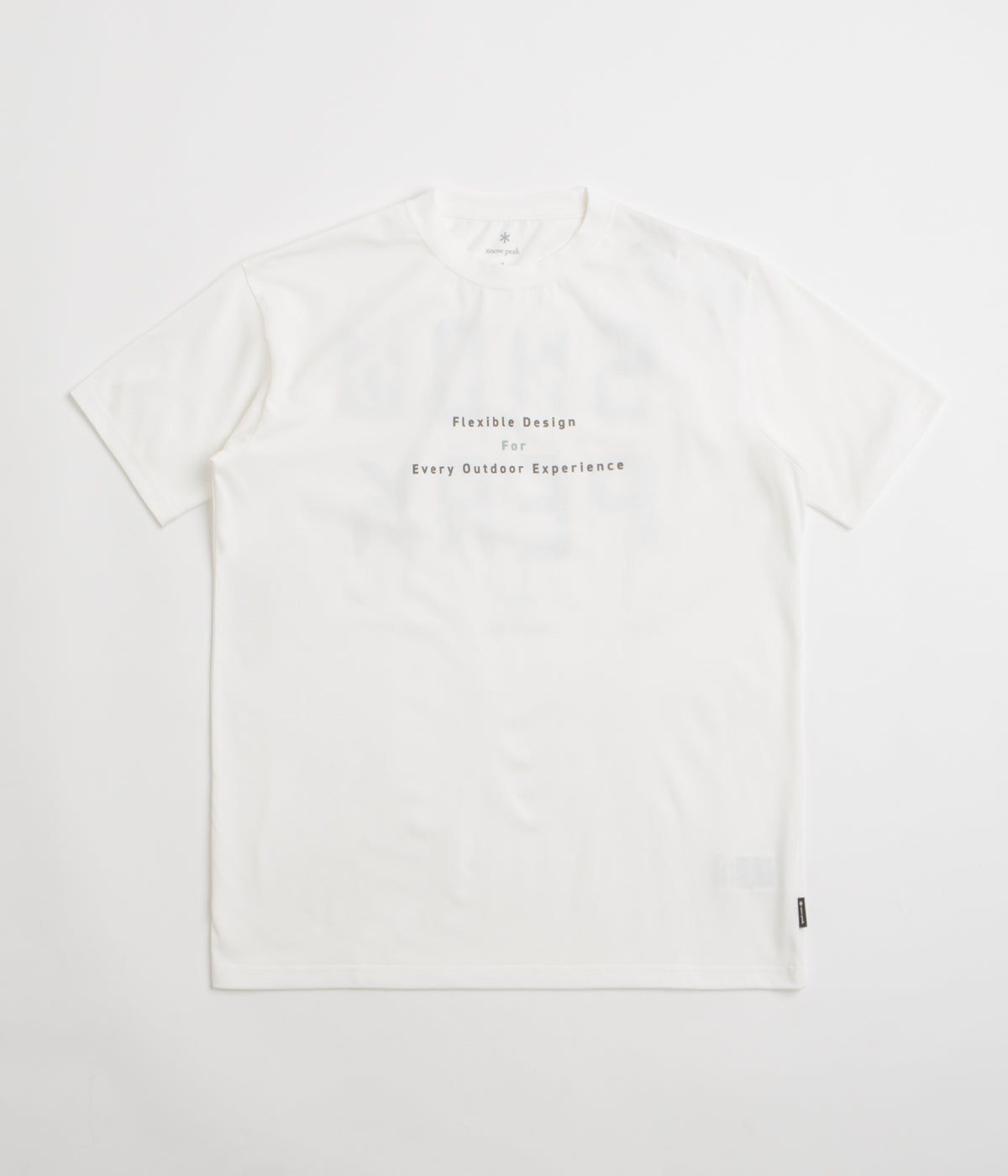 Snow Peak Jikaro Firering Table T-Shirt in Off White