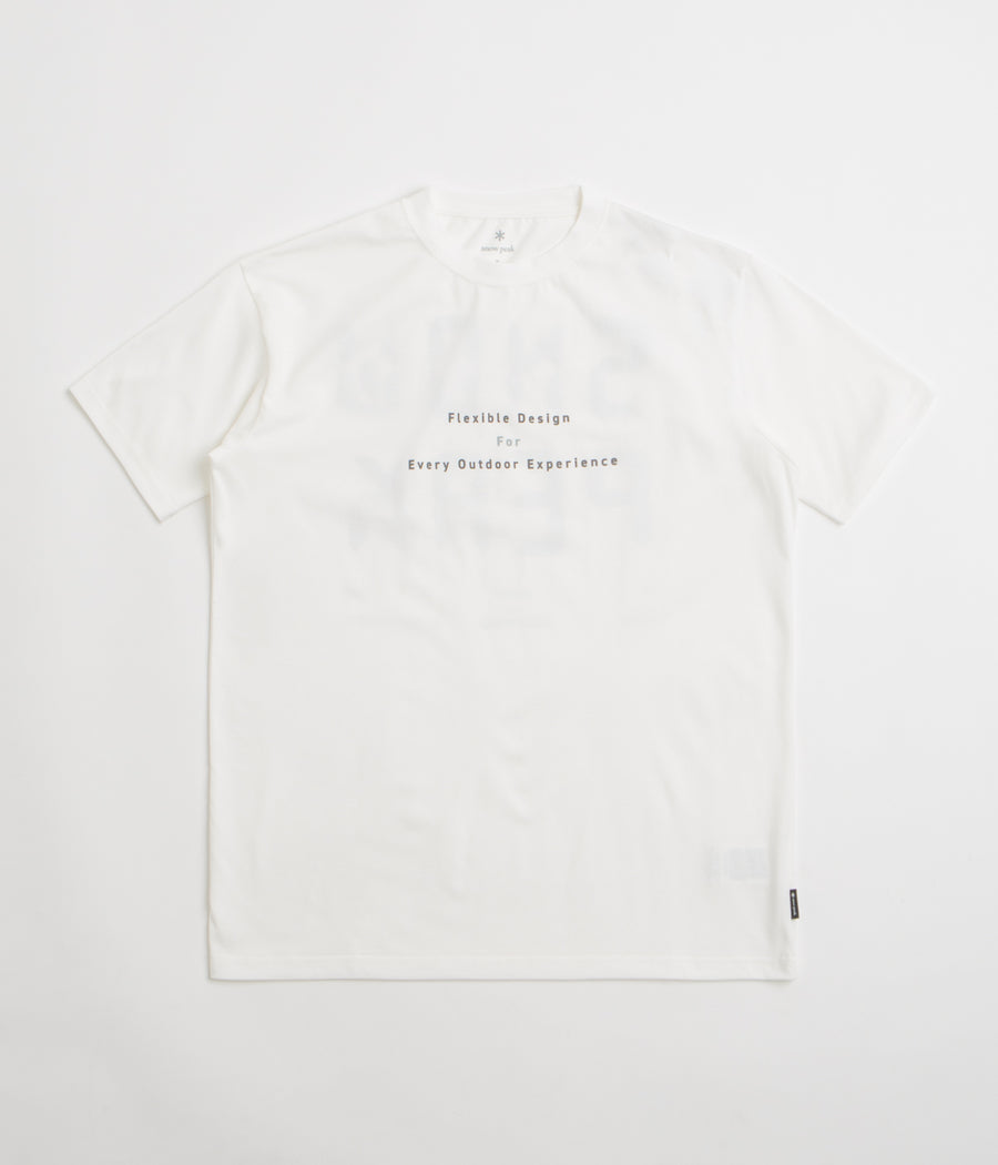 Snow Peak Jikaro Firering Table T-Shirt in Off White