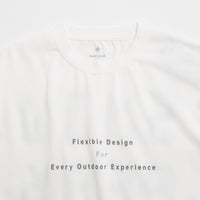 Snow Peak Jikaro Firering Table T-Shirt in Off White thumbnail