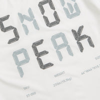 Snow Peak Jikaro Firering Table T-Shirt in Off White thumbnail