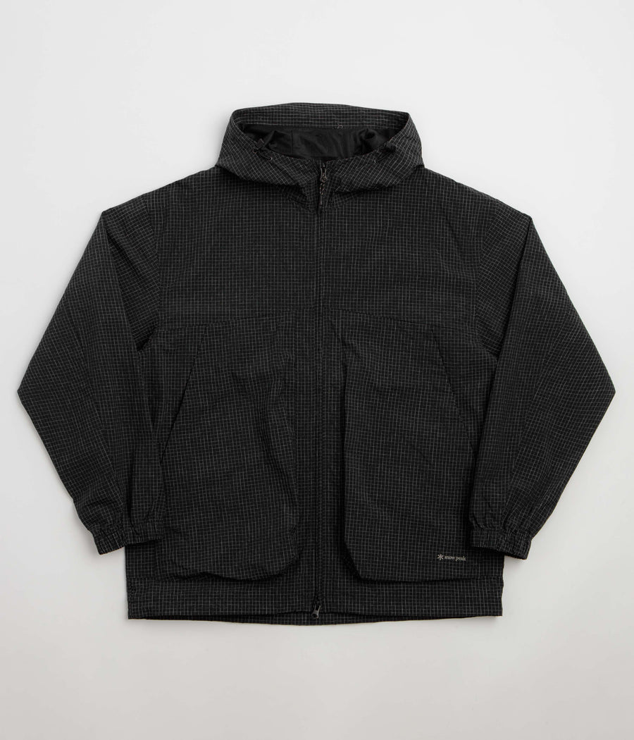 Snow Peak Kasuri Ripstop Jacket - Black