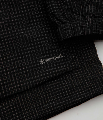 Snow Peak Kasuri Ripstop Jacket - Black