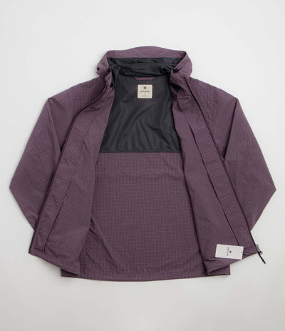 Snow Peak Kasuri Ripstop Jacket - Dark Purple