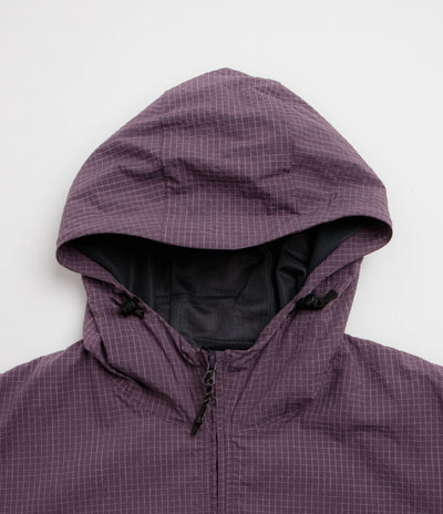 Snow Peak Kasuri Ripstop Jacket - Dark Purple