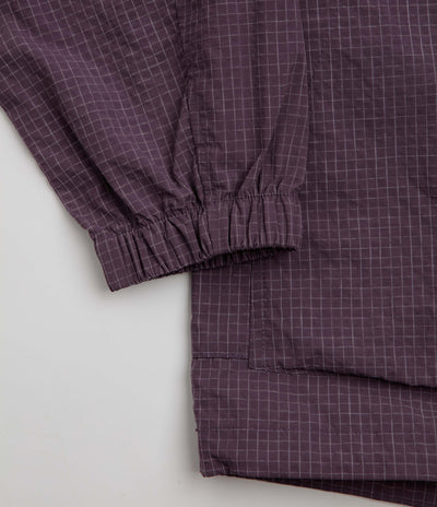Snow Peak Kasuri Ripstop Jacket - Dark Purple