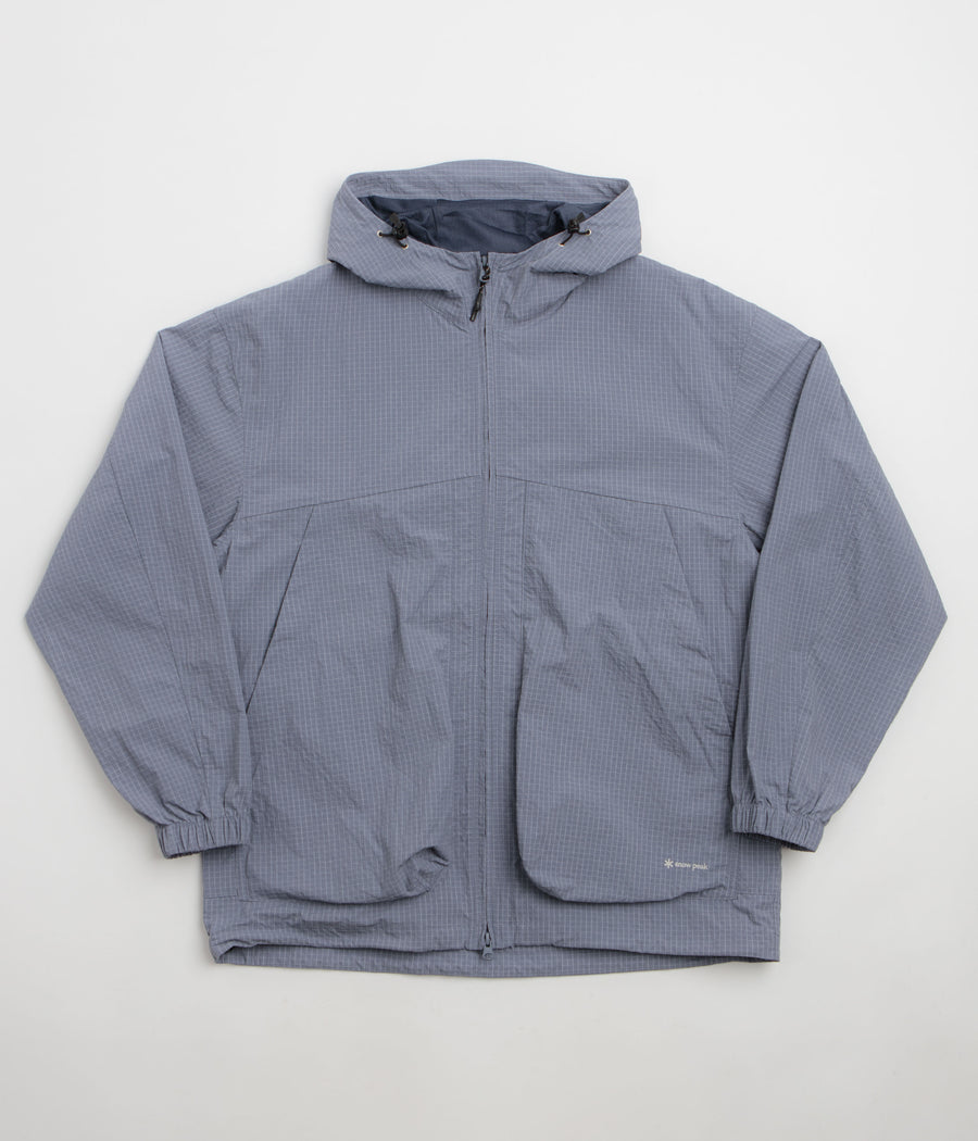Snow Peak Kasuri Ripstop Jacket - Light Blue