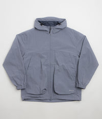 Snow Peak Kasuri Ripstop Jacket in Light Blue