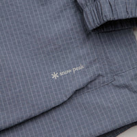Snow Peak Kasuri Ripstop Jacket - Light Blue thumbnail