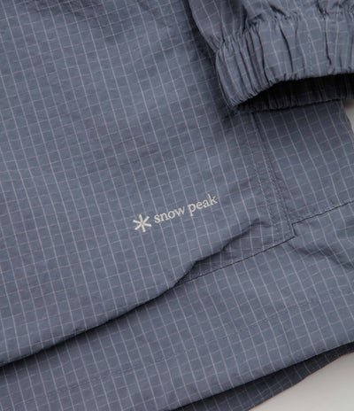 Snow Peak Kasuri Ripstop Jacket - Light Blue