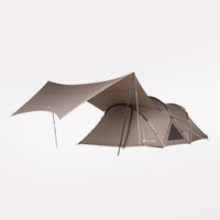 Snow Peak Land Nest Medium Tent And Tarp Set - Light Brown thumbnail