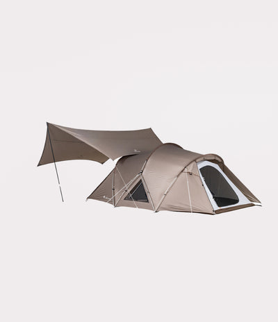 Snow Peak Land Nest Medium Tent And Tarp Set - Light Brown