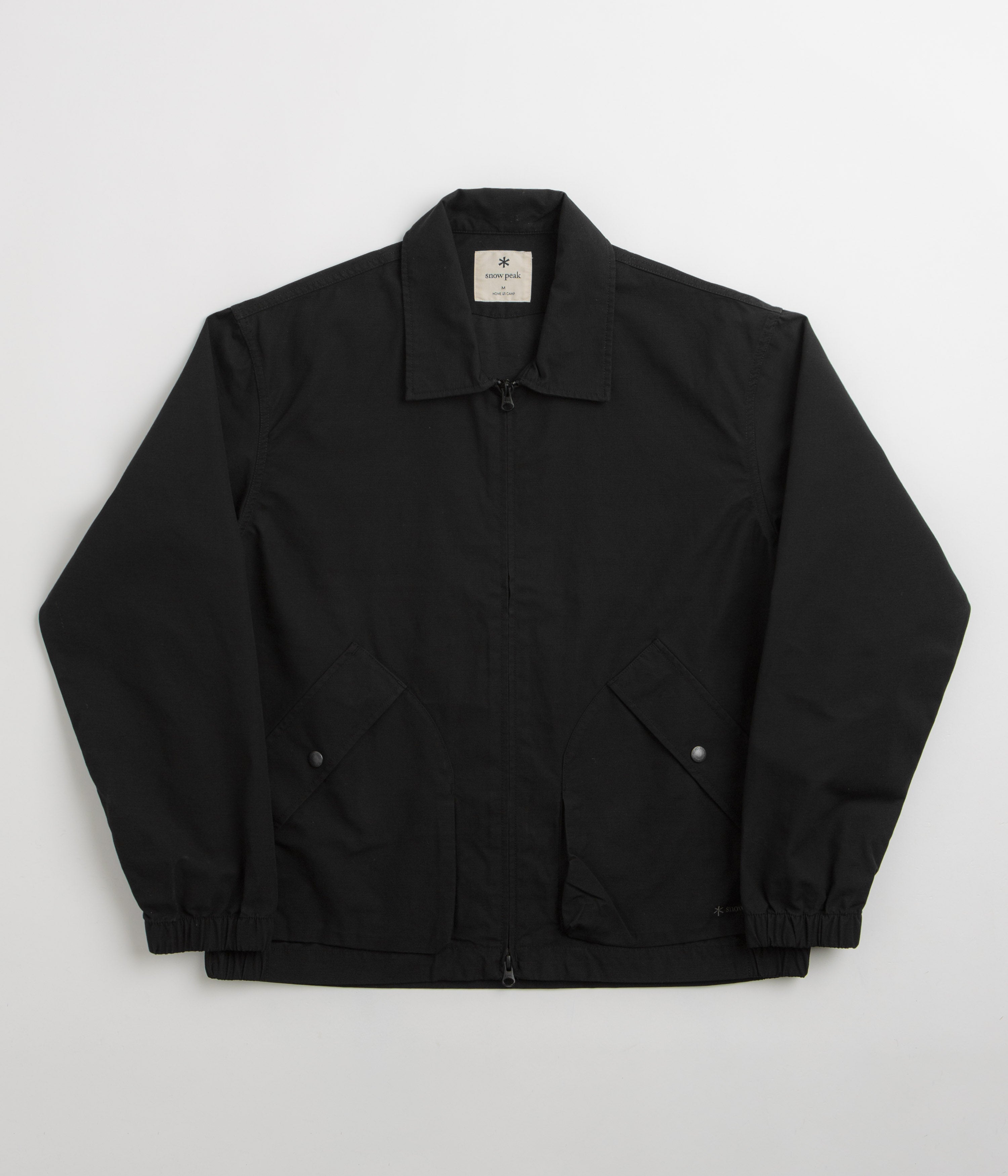 Snow Peak Light Dobby Cloth Harrington Jacket - Black