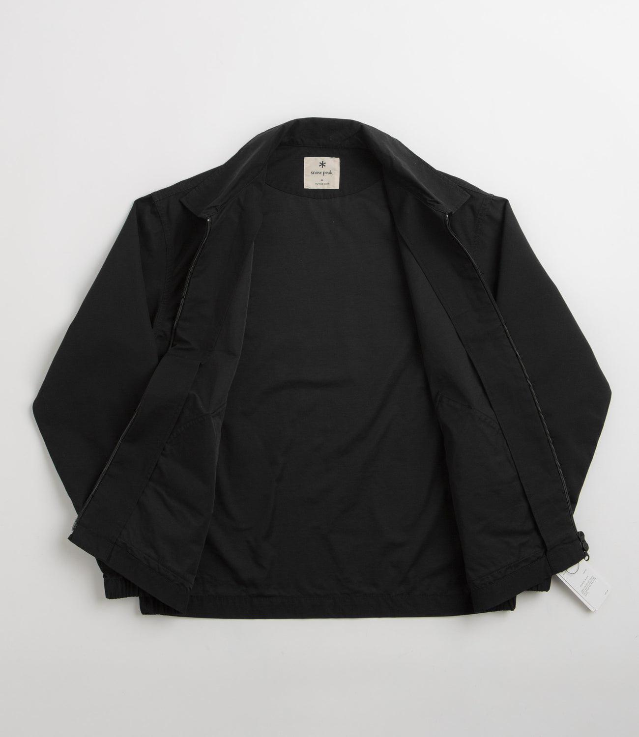 Snow Peak Light Dobby Cloth Harrington Jacket - Black | flatspot