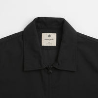 Snow Peak Light Dobby Cloth Harrington Jacket in Black thumbnail