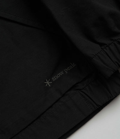 Snow Peak Light Dobby Cloth Harrington Jacket in Black