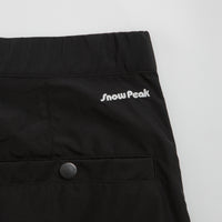 Snow Peak Light Mountain Cloth Pants - Black thumbnail