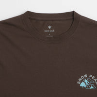 Snow Peak Living With Nature Long Sleeve T-Shirt in Dark Brown thumbnail