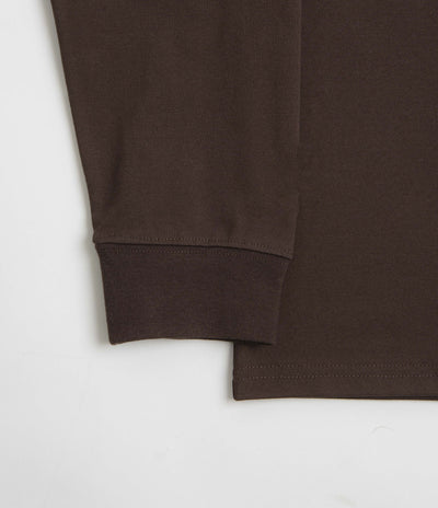 Snow Peak Living With Nature Long Sleeve T-Shirt in Dark Brown