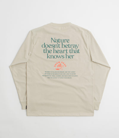 Snow Peak Living With Nature Long Sleeve T-Shirt - Ivory
