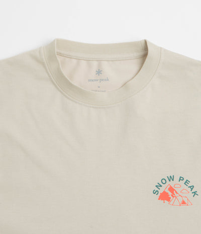 Snow Peak Living With Nature Long Sleeve T-Shirt - Ivory