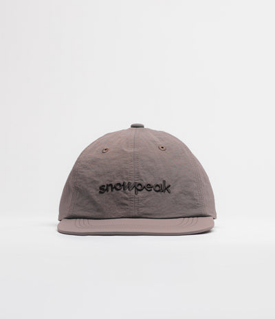 Snow Peak Logo Design Cap in Light Brown