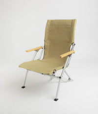 Snow Peak Low Beach Chair in Khaki