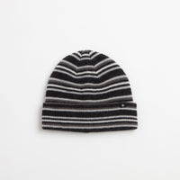 Snow Peak Multi Stripe Knit Beanie - Black thumbnail