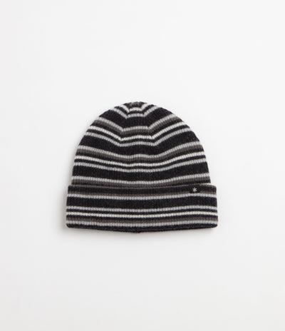 Snow Peak Multi Stripe Knit Beanie - Black
