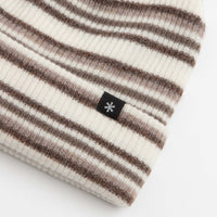 Snow Peak Multi Stripe Knit Beanie - Ivory thumbnail