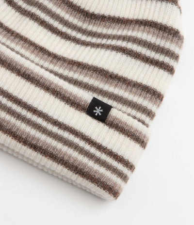 Snow Peak Multi Stripe Knit Beanie - Ivory