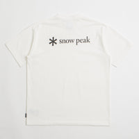Snow Peak NSD Back Logo T-Shirt in Off White thumbnail