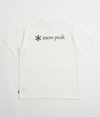 Snow Peak NSD Back Logo T-Shirt in Off White