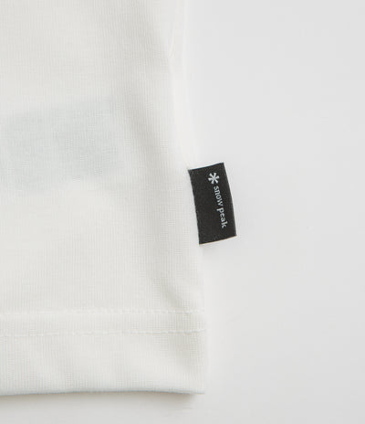 Snow Peak NSD Back Logo T-Shirt in Off White