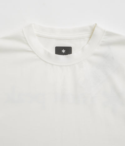 Snow Peak NSD Back Logo T-Shirt in Off White