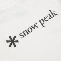 Snow Peak NSD Back Logo T-Shirt in Off White thumbnail