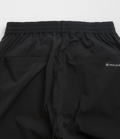 Snow Peak NSD Easy Wide Pants in Black