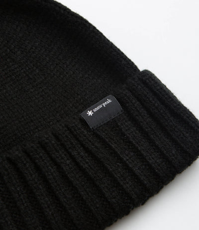 Snow Peak NSD Knit Beanie in Black