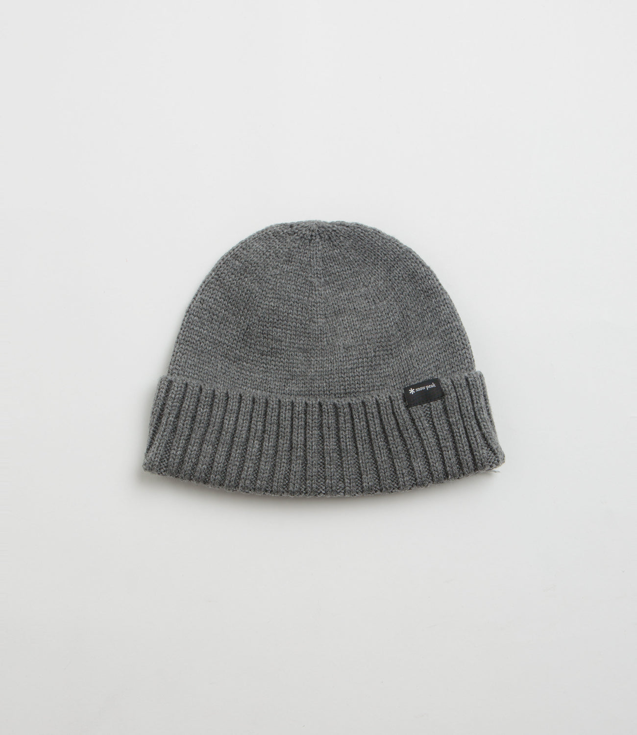 Snow Peak NSD Knit Beanie Charcoal Flatspot - Main Image
