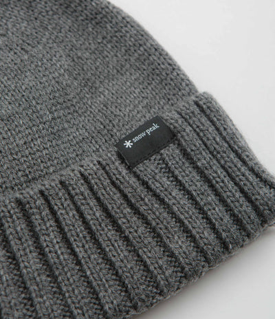 Snow Peak NSD Knit Beanie in Charcoal