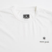 Snow Peak NSD Logo Long Sleeve T-Shirt in Off White thumbnail