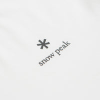 Snow Peak NSD Logo Long Sleeve T-Shirt in Off White thumbnail