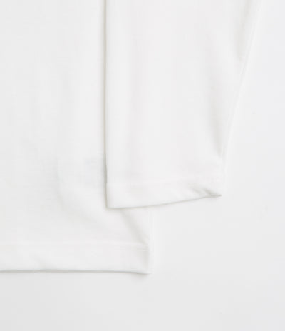 Snow Peak NSD Logo Long Sleeve T-Shirt in Off White