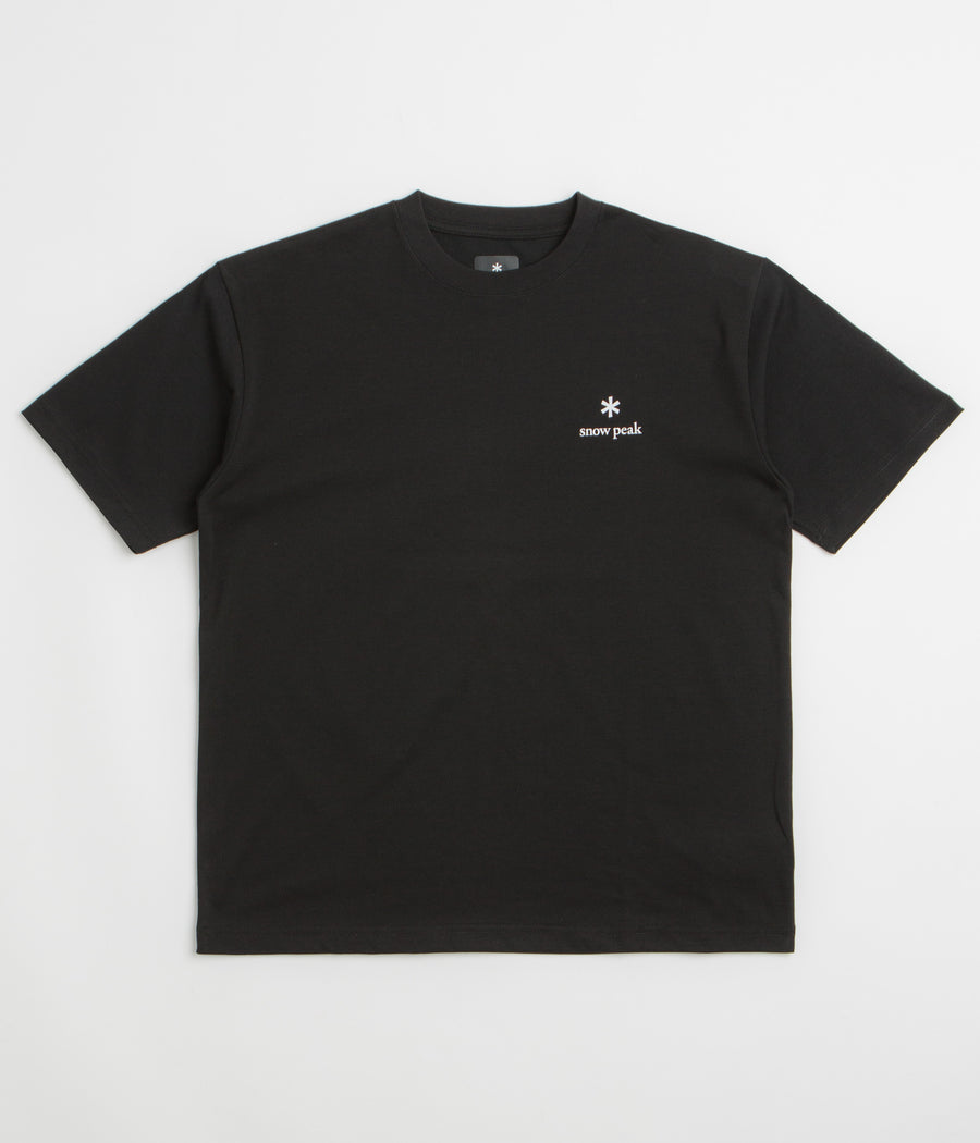 Snow Peak NSD Logo T-Shirt - Black