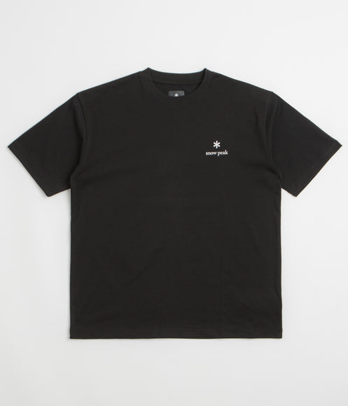 Snow Peak NSD Logo T-Shirt - Black